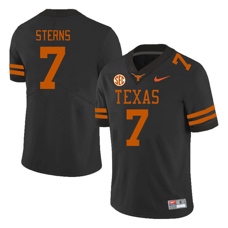 # 7 Caden Sterns Texas Longhorns Jerseys Football Stitched-Black